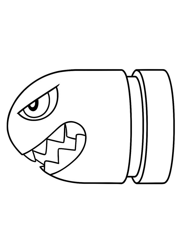 Dibujo de Bill Banzai para Colorear Dibujo de Bill Banzai para Colorear