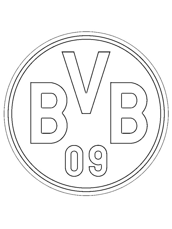Dibujo de Borussia Dortmund para Colorear