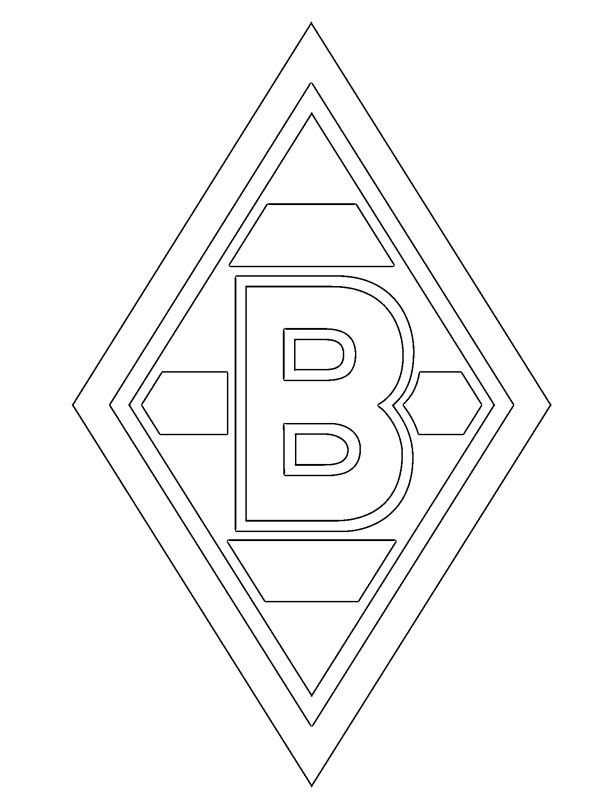 Dibujo de Borussia Mönchengladbach para Colorear