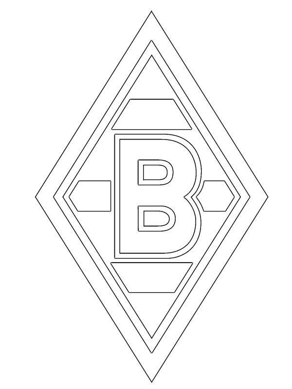 Dibujo de Borussia Mönchengladbach para Colorear Dibujo de Borussia Mönchengladbach para Colorear