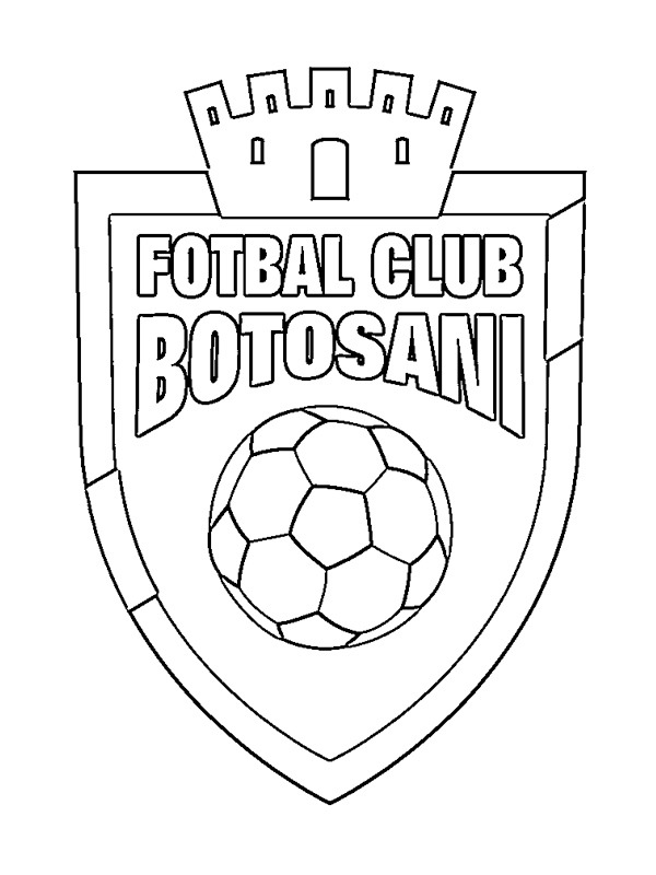 Dibujo de Fotbal Club Botoșani para Colorear