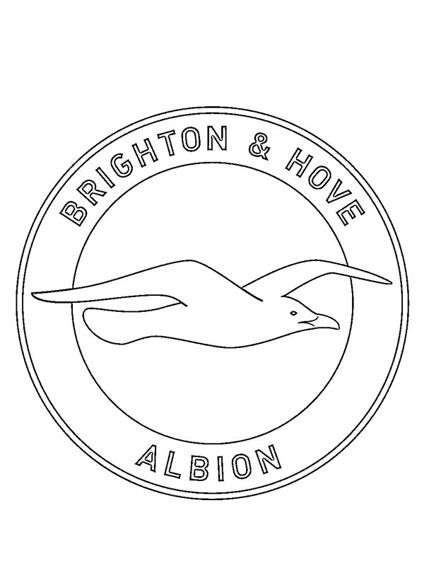 Dibujo de Brighton & Hove Albion Football Club para Colorear