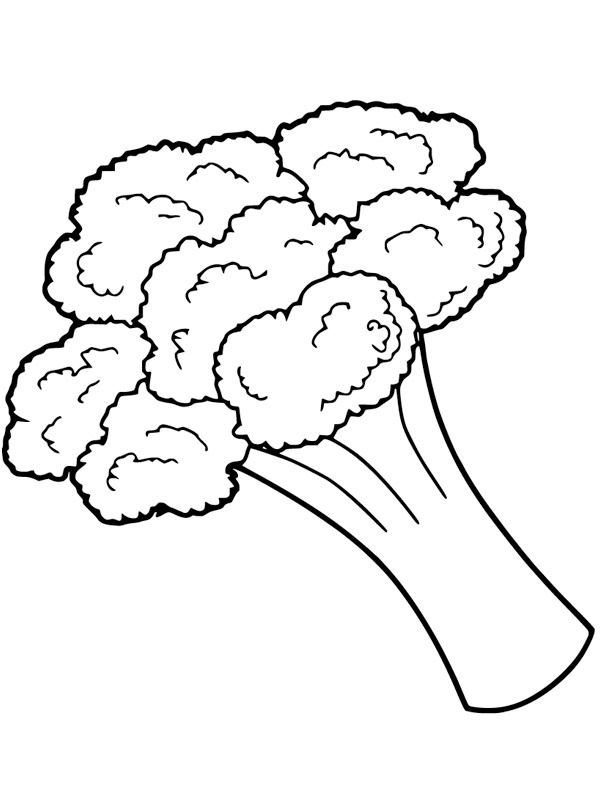 Dibujo de Brócoli para Colorear