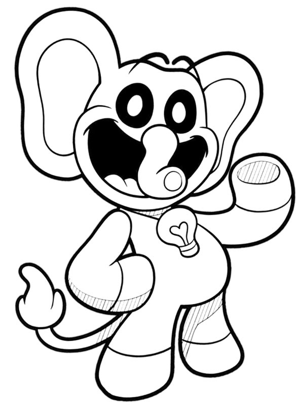 Dibujo de Bubba Bubbaphant para Colorear Dibujo de Bubba Bubbaphant para Colorear