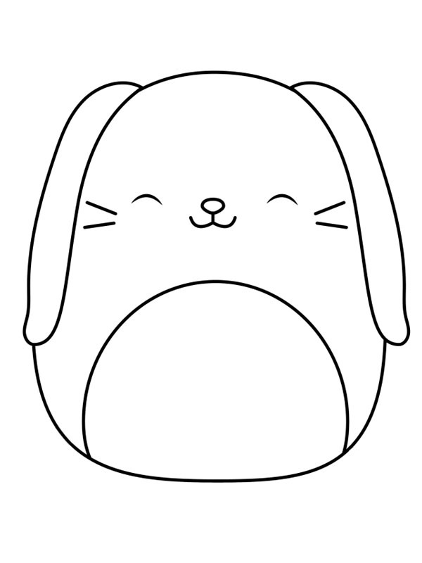 Dibujo de Bubbles Squishmallows para Colorear Dibujo de Bubbles Squishmallows para Colorear