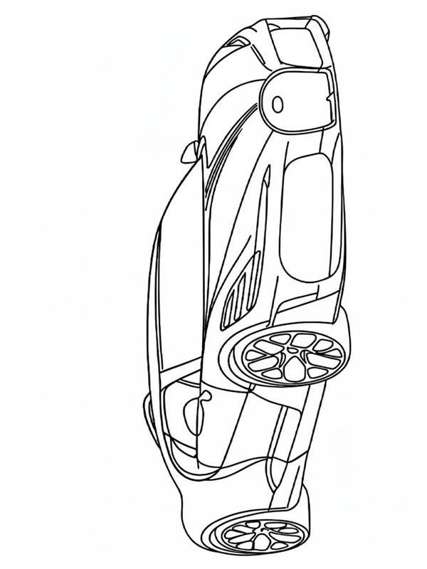 Dibujo de Bugatti Brouillard para Colorear Dibujo de Bugatti Brouillard para Colorear