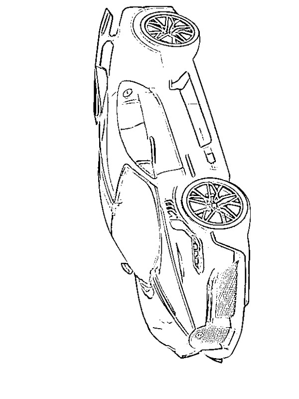 Dibujo de Bugatti Divo para Colorear Dibujo de Bugatti Divo para Colorear