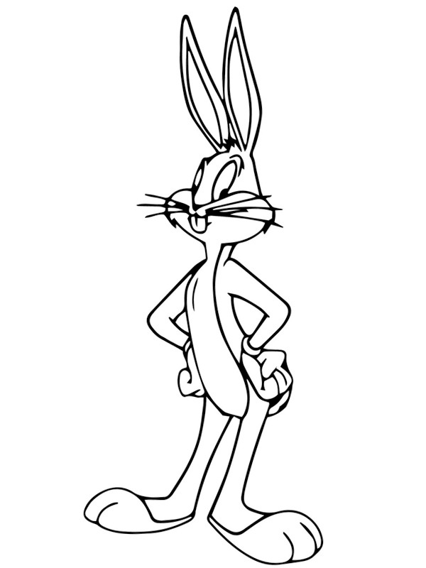 Dibujo de Bugs Bunny para Colorear