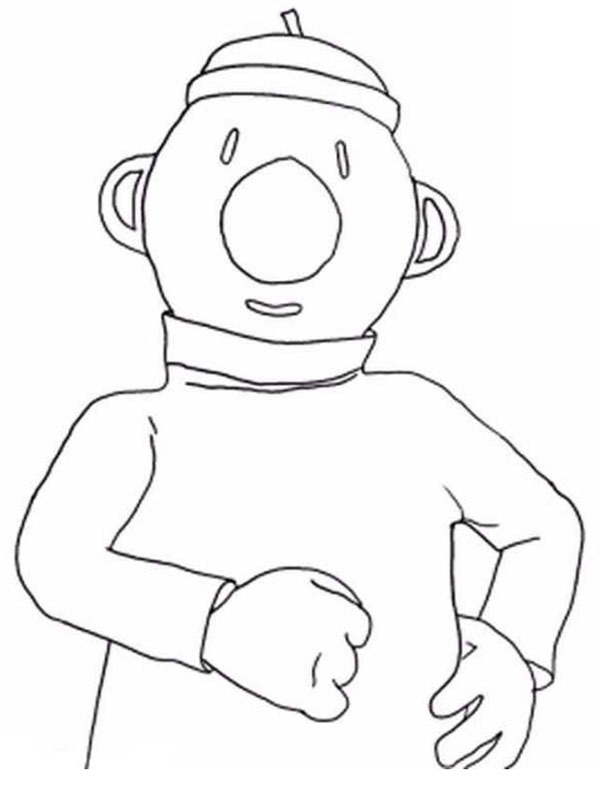 Dibujo de Vecino para Colorear Dibujo de Vecino para Colorear