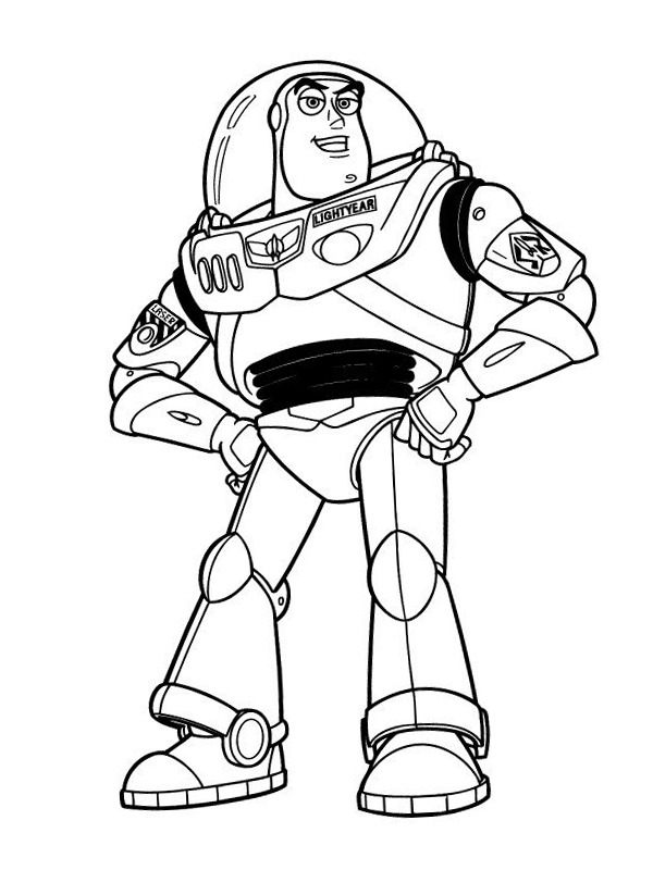 Dibujo de Buzz Lightyear para Colorear Dibujo de Buzz Lightyear para Colorear