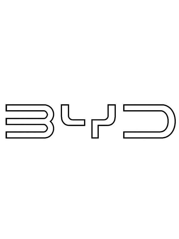 Dibujo de Logo de BYD (Build Your Dreams) para Colorear Dibujo de Logo de BYD (Build Your Dreams) para Colorear