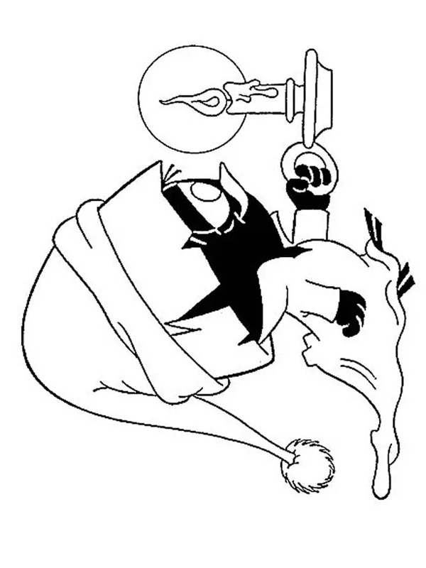 Dibujo de Calimero va a dormir para Colorear Dibujo de Calimero va a dormir para Colorear