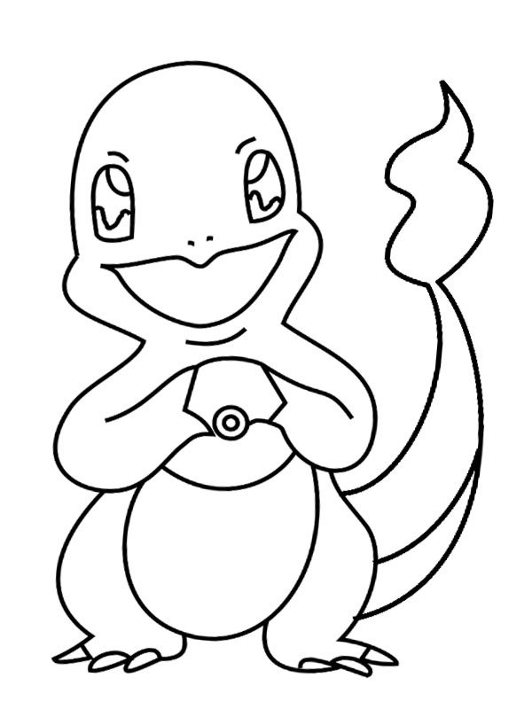 Dibujo de Charmander para Colorear Dibujo de Charmander para Colorear