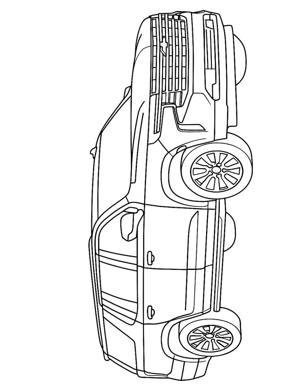Dibujo de Chevrolet Suburban 2024 para Colorear Dibujo de Chevrolet Suburban 2024 para Colorear
