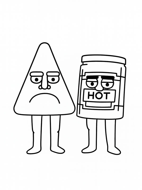 Dibujo de Chipso and Queso para Colorear Dibujo de Chipso and Queso para Colorear