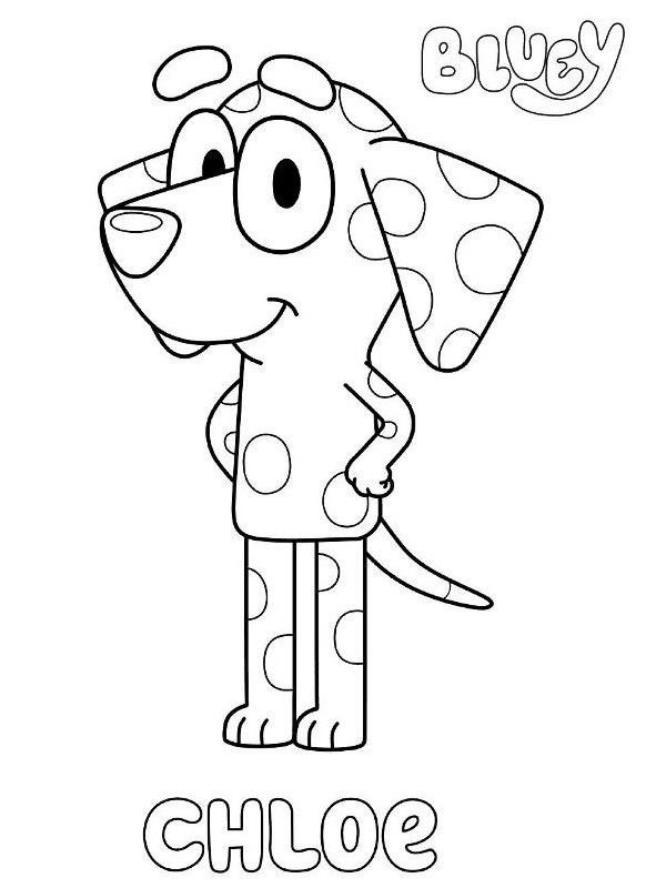 Dibujo de Chloe para Colorear Dibujo de Chloe para Colorear