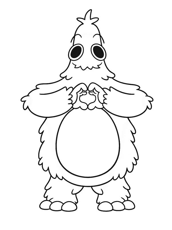 Dibujo de Chum Chompkins para Colorear