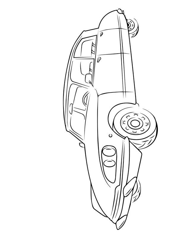 Dibujo de Citroën DS para Colorear