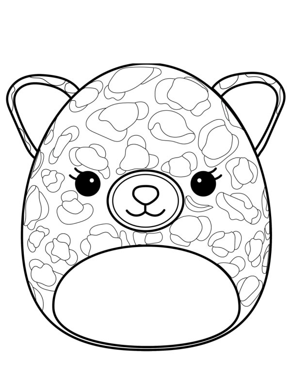 Dibujo de Claudette Squishmallows para Colorear Dibujo de Claudette Squishmallows para Colorear