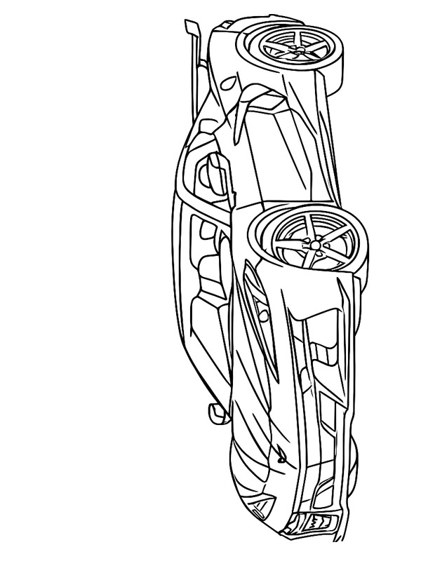 Dibujo de Chevrolet Corvette Z06 para Colorear Dibujo de Chevrolet Corvette Z06 para Colorear