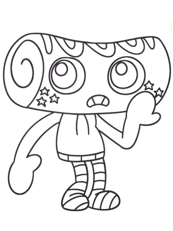 Dibujo de Cosmo Dandy’s World para Colorear Dibujo de Cosmo Dandy’s World para Colorear