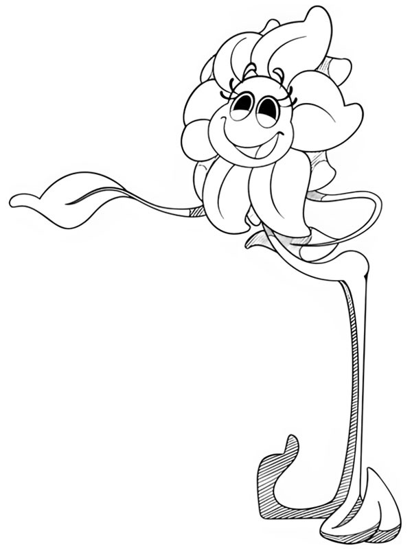 Dibujo de Poppy Playtime Daisy para Colorear Dibujo de Poppy Playtime Daisy para Colorear