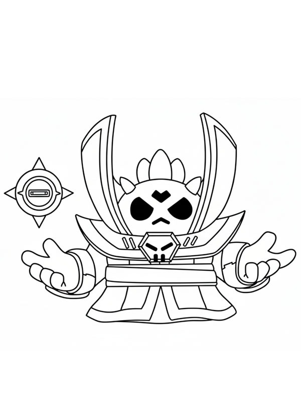 Dibujo de Dark Lord Spike para Colorear Dibujo de Dark Lord Spike para Colorear