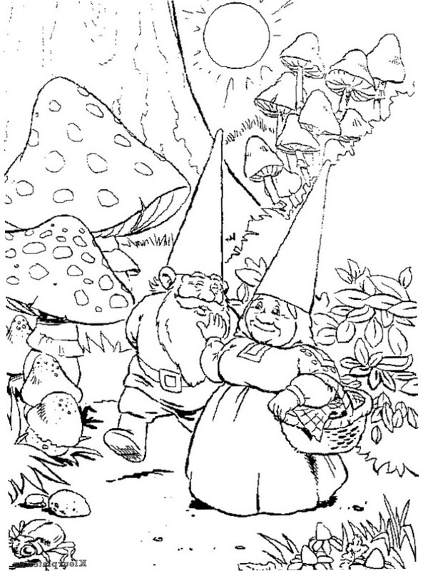 Dibujo de David y Lisa caminan a traves del bosque para Colorear Dibujo de David y Lisa caminan a traves del bosque para Colorear