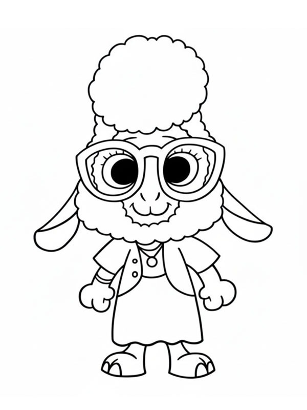 Dibujo de Bellwether para Colorear