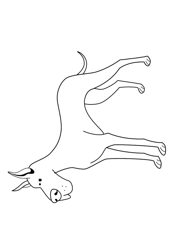 Dibujo de Gran danés para Colorear Dibujo de Gran danés para Colorear