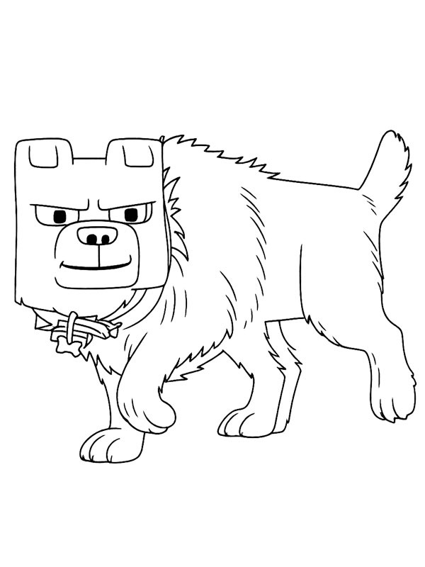 Dibujo de Dennis Minecraft para Colorear Dibujo de Dennis Minecraft para Colorear