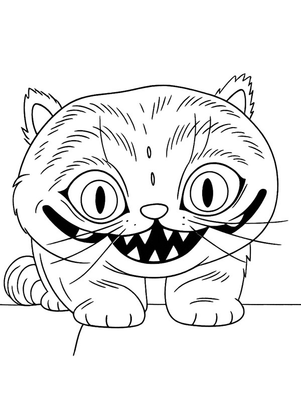 Dibujo de Derpy Tiger Las guerreras K-pop para Colorear Dibujo de Derpy Tiger Las guerreras K-pop para Colorear