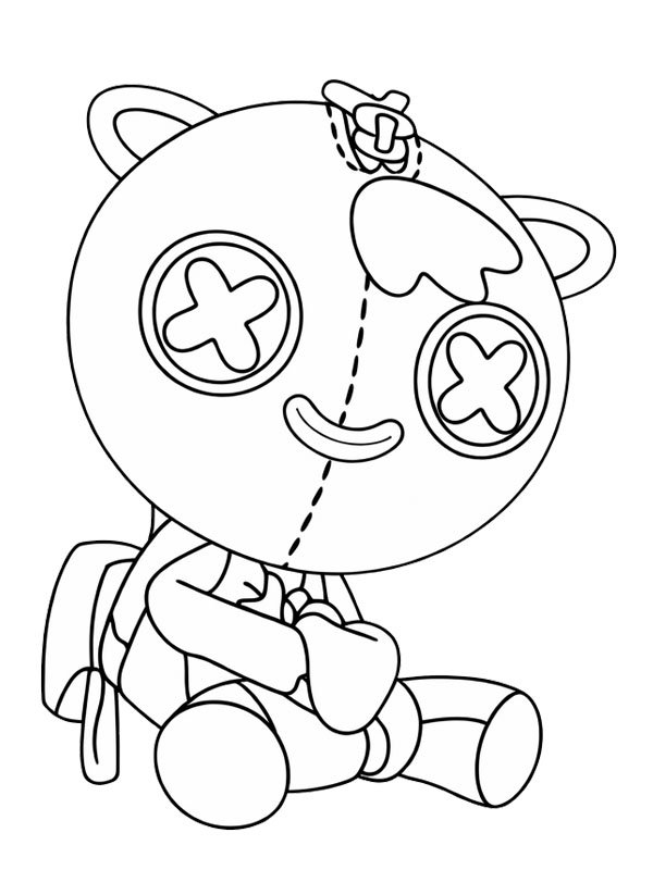 Dibujo de Dizzy Booboo (Poppy Playtime) para Colorear