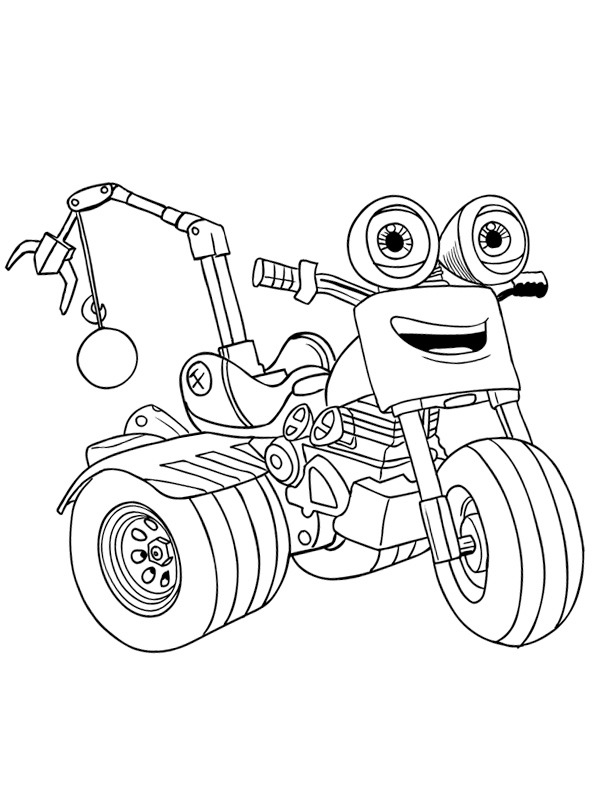 Dibujo de DJ Rumbler Ricky Zoom para Colorear Dibujo de DJ Rumbler Ricky Zoom para Colorear
