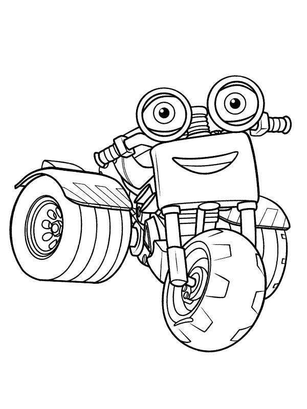 Dibujo de DJ Rumbler para Colorear Dibujo de DJ Rumbler para Colorear