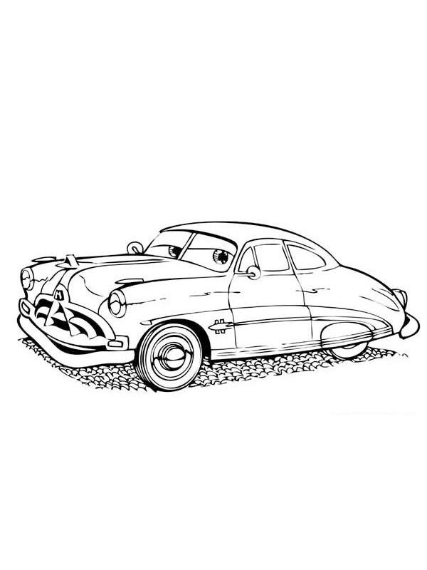 Dibujo de Doc Hudson (Cars) para Colorear