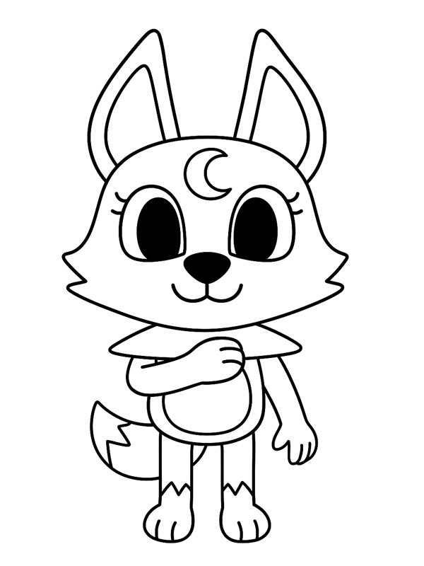 Dibujo de Eclipse (Dandy's World) para Colorear Dibujo de Eclipse (Dandy's World) para Colorear
