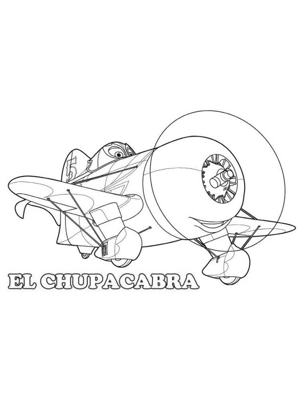 Dibujo de El Chupacabra para Colorear