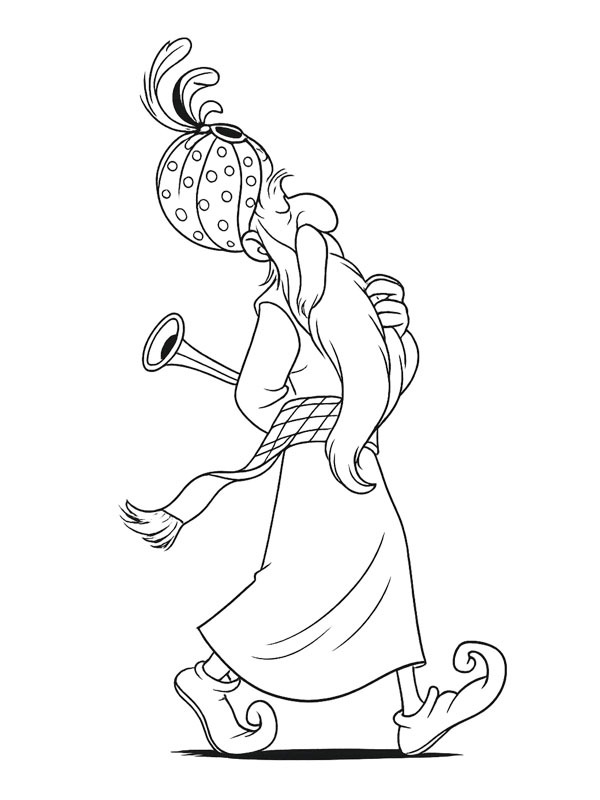 Dibujo de Fakir (Efteling) para Colorear Dibujo de Fakir (Efteling) para Colorear