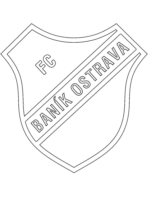Dibujo de Football Club Baník Ostrava para Colorear