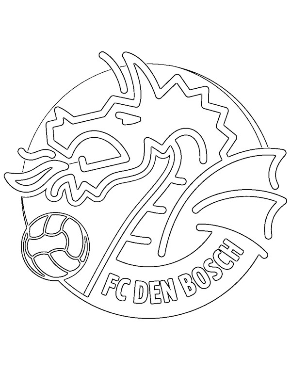 Dibujo de FC Den Bosch para Colorear