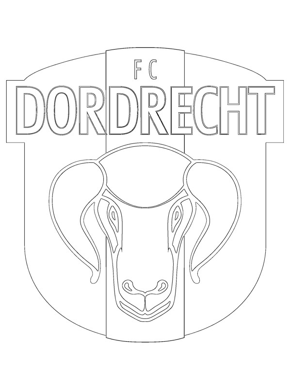Dibujo de FC Dordrecht para Colorear