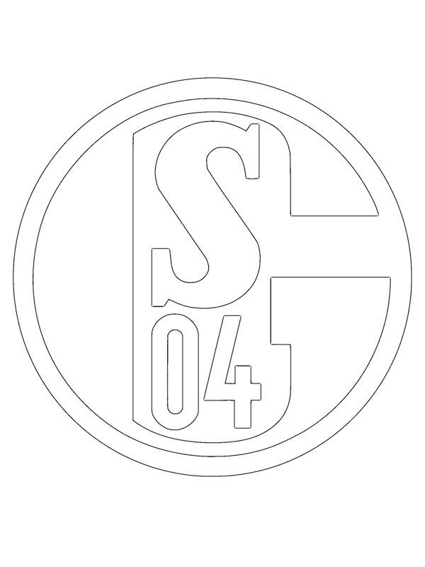 Dibujo de FC Schalke 04 para Colorear