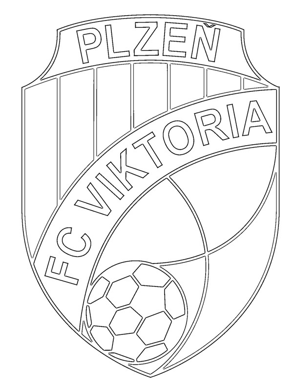 Dibujo de FC Viktoria Pilsen para Colorear