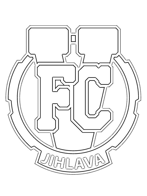 Dibujo de FC Vysočina Jihlava para Colorear