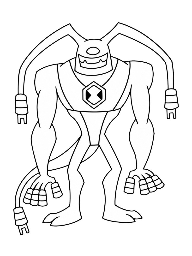 Dibujo de Feedback (Ben 10) para Colorear