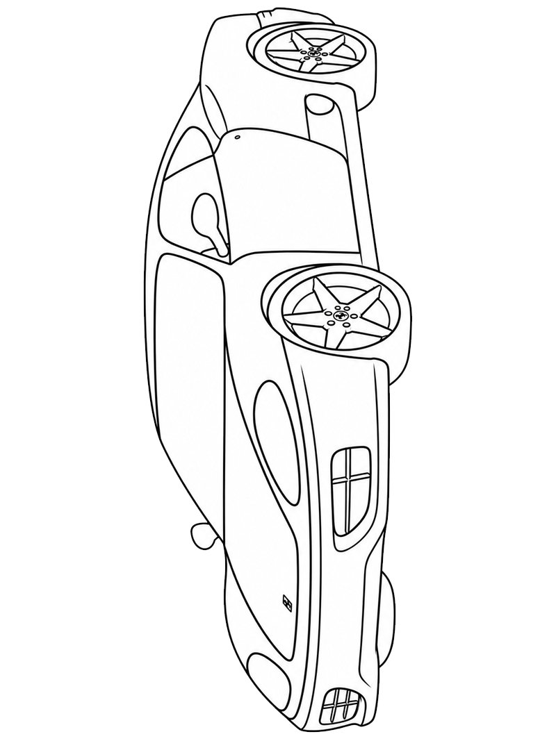 Dibujo de Ferrari 360 Modena para Colorear Dibujo de Ferrari 360 Modena para Colorear