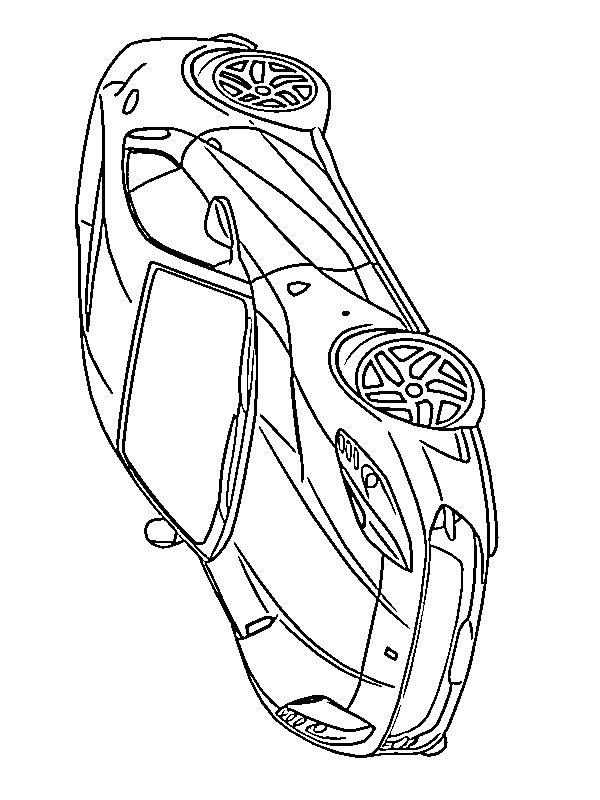 Dibujo de Ferrari 812 Superfast para Colorear Dibujo de Ferrari 812 Superfast para Colorear