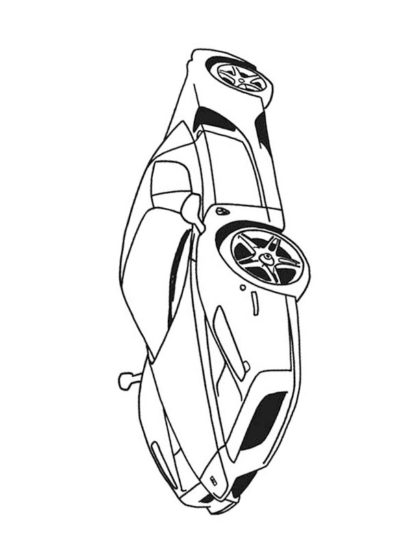 Dibujo de Ferrari Enzo para Colorear