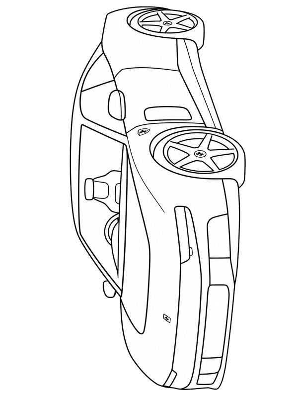Dibujo de Ferrari Luce para Colorear